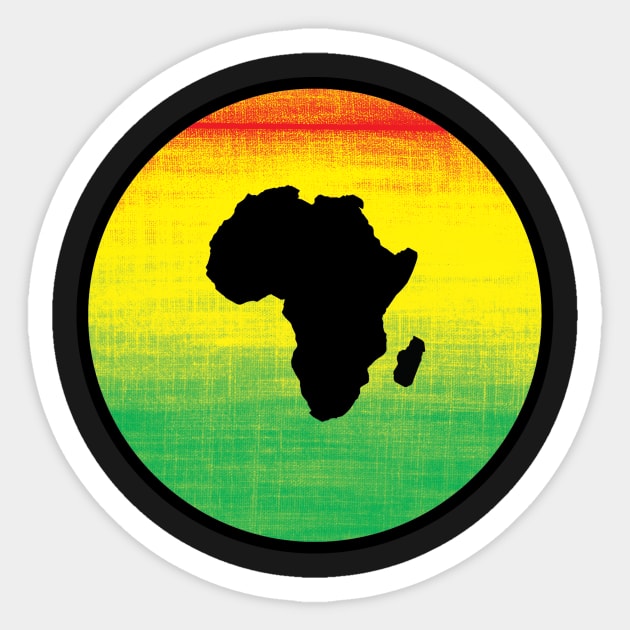 African Pride Sticker by digitaldoodlers